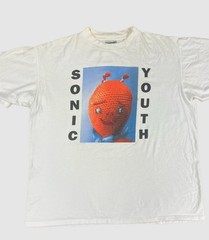 Vintage Sonic Youth “Dirty” Mike Kelley white T-Shirt QT2692