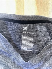 All In Motion Mens Crew Neck Large T-Shirt Gray Tee Classic Casual