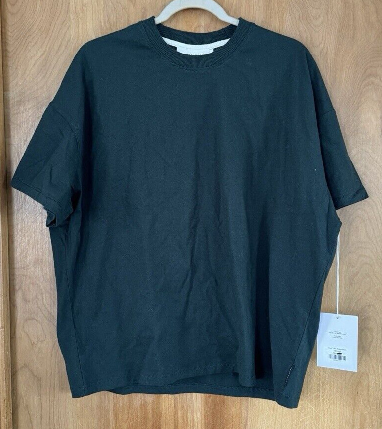 I Love Ugly New Zealand Lewi Tee T-Shirt Boxy Dark Green Men’s Size M NWT