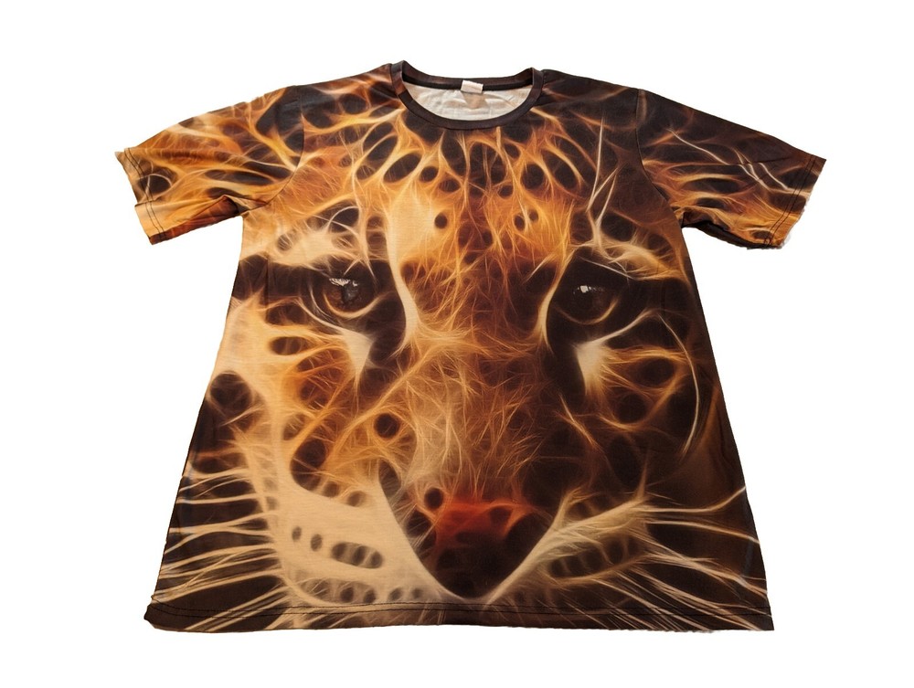 Crazy Cat Shirt 3D Print Mens Unisex XL Unique Tiger King House Big Cat Cougar