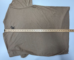 Vortex Core Logo T-Shirt Mens XL Short Sleeve Coyote Heather Graphic Tee