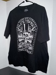 Alice Cooper Men’s Black Graphic Logo Crew Neck Short Sleeve Tee Trial XXL