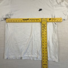 Nike Vintage Embroidered Swoosh T-Shirt White Size Large