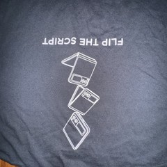 Motorola Razr Flip Phone Promo T-Shirt Flip The Script Cricket Wireless Size M