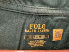 POLO Ralph Lauren Big & Tall HUNTER GREEN Short Sleeve Crewneck T Shirt 3XLT S42