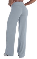 Butt Lifting Wide Leg Yoga Pants – High Waist, No Front Seam, Tummy Control, …