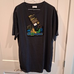 Walt Disney World (WDW) Sound Activated Light Up T-Shirt Size XXL Black New