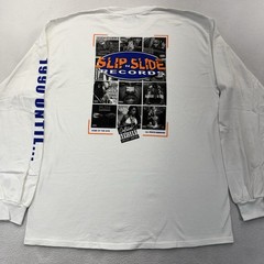 Outrank Brand Men’s Slip N Slide Records T-Shirt 2 Sided Graphic T-Shirt XL