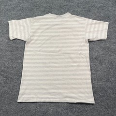 Vintage 90s Eisenhower Eagles Senior High School Shirt Medium 20×26 Striped Gray