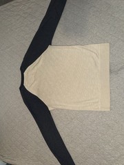 Hollister Men’s M Raglan Long Sleeve Crew Neck Colorblock Cotton Knit Logo Tee