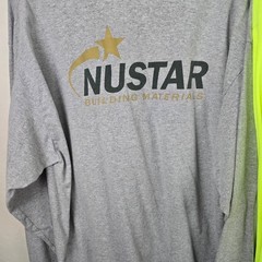 Safety Yellow Long Sleeve T Shirt I Got Mud In My Blood & Gret Nustar TShirt XL