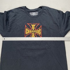 West Coast Choppers Cobra Graphic Logo Men’s Crew Neck Black T-Shirt Sizes Vary