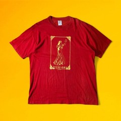 Vintage 90s Hawaiian Hula T-Shirt Mens XL Gold Made USA Merry Monarch Hawaii Tee