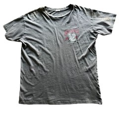 Garage Free Souls Distressed Music Festival T Shirt Sz Large Gray Grunge Tee