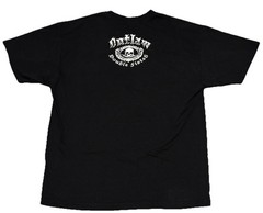 Outlaw Threadz Affliction Style Skull Guns Graphics Black T-shirt Size XL