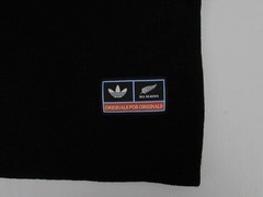 Adidas KG4640 All Blacks Knit Polo Pullover Black Sweater Men’s Medium NWT.