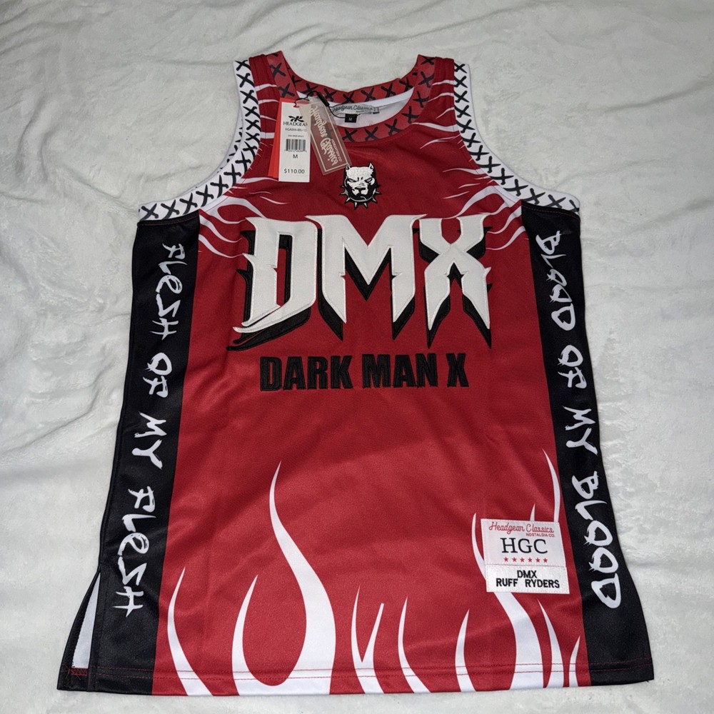 Headgear Classics Ruff Ryder’s Dark Man X Red Jersey Mens Medium