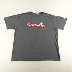 Vintage Mecca Shirt Mens 2XL XXL Gray Red Graffiti Hip Hop Rap 90s Made In USA ^