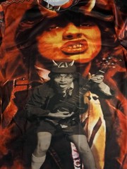 AC/DC Shirt XXL 3D Angus Young
