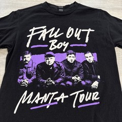 Fall Out Boy Shirt Mania Tour 2018 Men’s Black Small Band Tee
