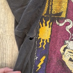 Vintage 90s Fabric Art Espresso Thy Self Coffee Shakespeare T Shirt XL