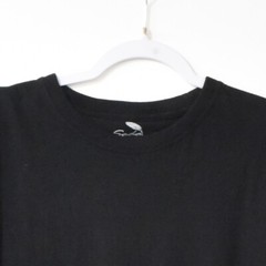 SADA Mens Black T-Shirt Cotton Pullover Casual Solid Crew Neck Short Sleeve 1X
