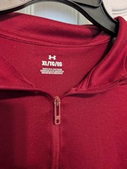 Under Armour Men’s Maroon 1/4 Zip Pullover Long Sleeve Shirt Size XL