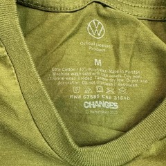 Volkswagen Short Sleeve 1960 T1 Samba T-Shirt – Olive Green – Adult MED Tee NEW
