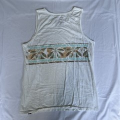 Hinano Tahiti Shirt XL White Tank Top Surf Beer Hawaii Skater Dream Island 3156