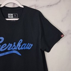 Marathon Clothing T-Shirt Men’s Black Blue L Crenshaw 100% Cotton Tee