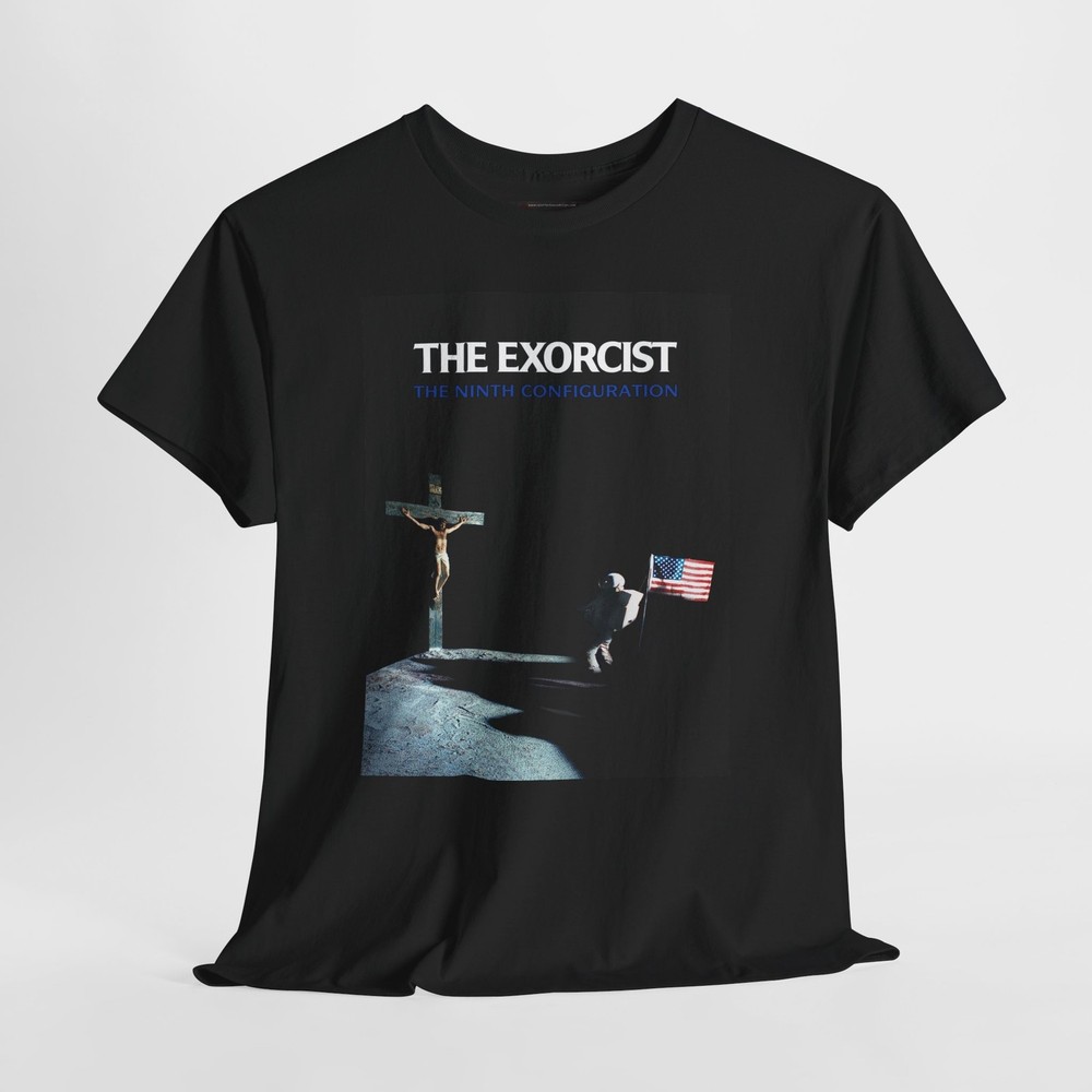 Exorcist 9th Configuration 1980 Retro Movie Poster Horror Unisex Graphic T-Shirt