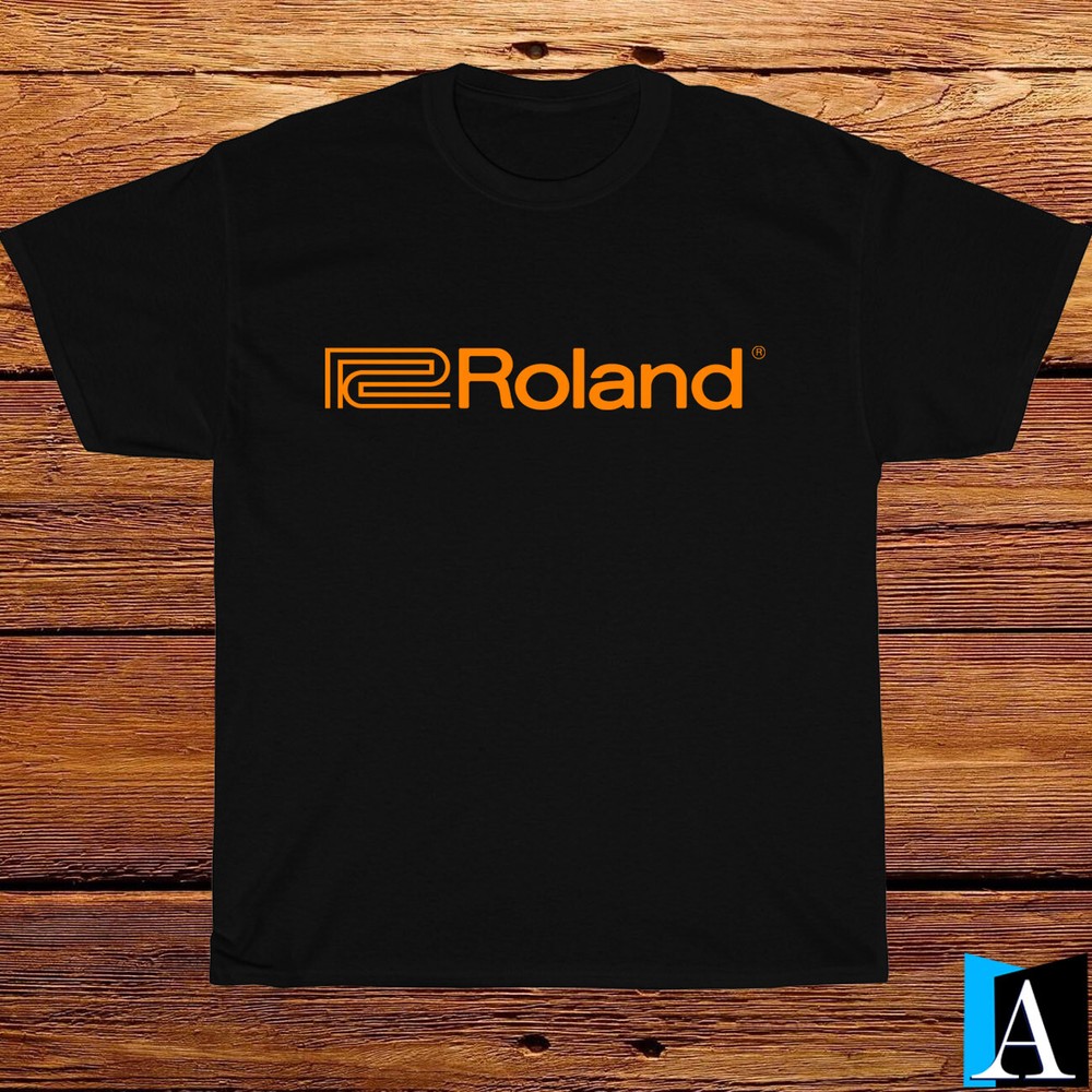 Shirt Roland Drums Guitar Music Logo Popular Black/White/Grey/Navy T-Shirt S-5XL