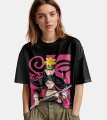 Sarada Uchiha Shirt Kawaki T-Shirt Naruto Tshirt Boruto Tee Anko Unisex Top