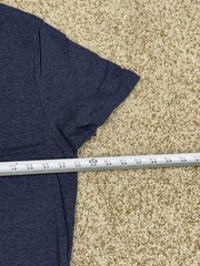 Hanes Mens Essentials ,3 Crewneck Navy Blue Short Sleeves T-shirts Size XL