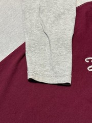 Sean John Collection – Men’s 3/4 Sleeve Shirt Size L – LARGE – Burgundy and Gray