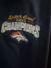 Vintage 1998 Denver Broncos Super Bowl XXXII Champions Starter Polo Shirt SizeXL