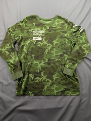 Nike Green Camo WVU Long Sleeve T-Shirt Men’s Large West Virginia Military
