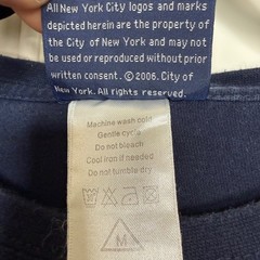 Y2K NYPD Graphic T-Shirt Mens Medium Navy Blue Police Department NYC Vintage