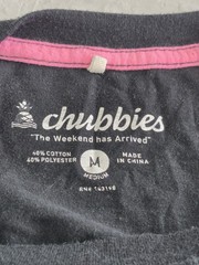Men Chubbies The Weekend Has Arrived Short Sleeve Black Pocket Tshirt Medium