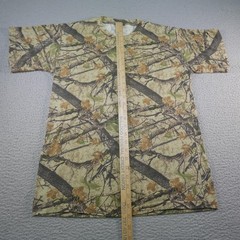Camo Hunting Shirt Mens Small Multicolor Allover Branches Tee Outdoors Nature