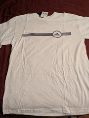 Adidas medium size white t shirt