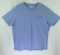 Goodthreads T-Shirt Men XXL 2XL Blue Pocket Crew Neck Short Sleeve Tee