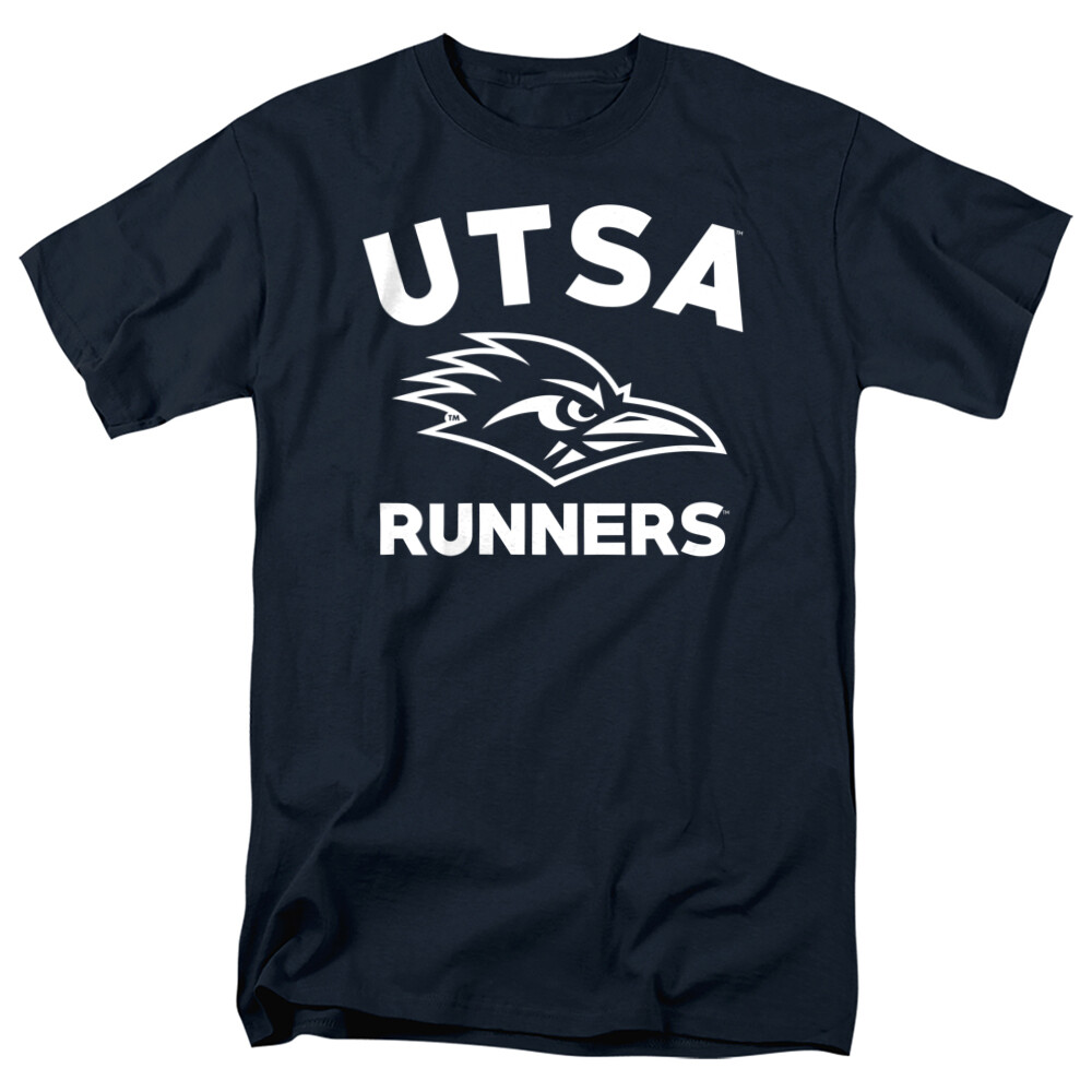 UTSA Adult T-Shirt One Color Logo, Navy, S-5XL