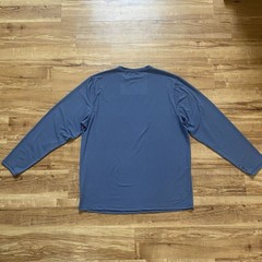 Hang Ten Mens XL Blue UPF 50+ Quick Dry Long Sleeve T-Shirt Sun Swim Rash Guard