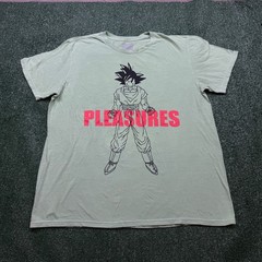 Pleasures x CHINATOWN MARKET T Shirt Mens Size XL Green Fighters Graphic Tee