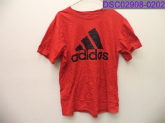 WHITE SPOT Unisex Medium Adidas The Go-To Tee Red Short Sleeve T-Shirt 20″ Bust