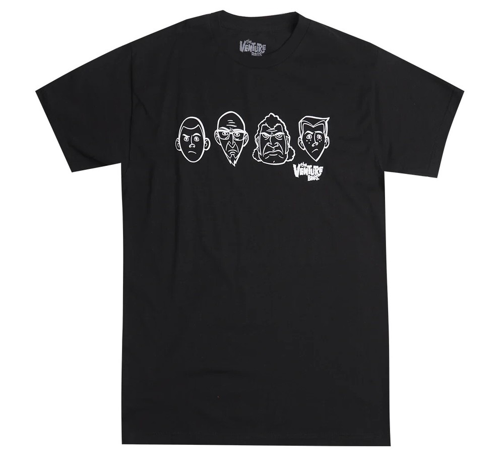 The Venture Bros. Officially Licensed Black Unisex T-Shirt, Official Merch
