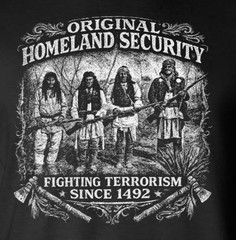 Fighting Terrorism Since 1492 Tank Top T-Shirt Native American Indian Homeland