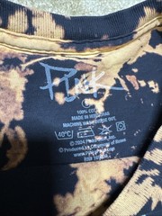 Pink Trustfall Tour Graphic T-Shirt Bleach Wash Black Small Concert Merch
