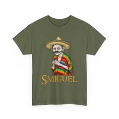 Smiguel Mexican Sombrero Funny Mexican Culture Mashup T-Shirt